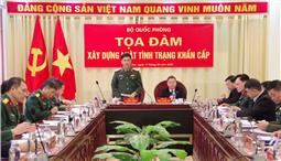 Tọa đàm xây dựng Luật Tình trạng khẩn cấp